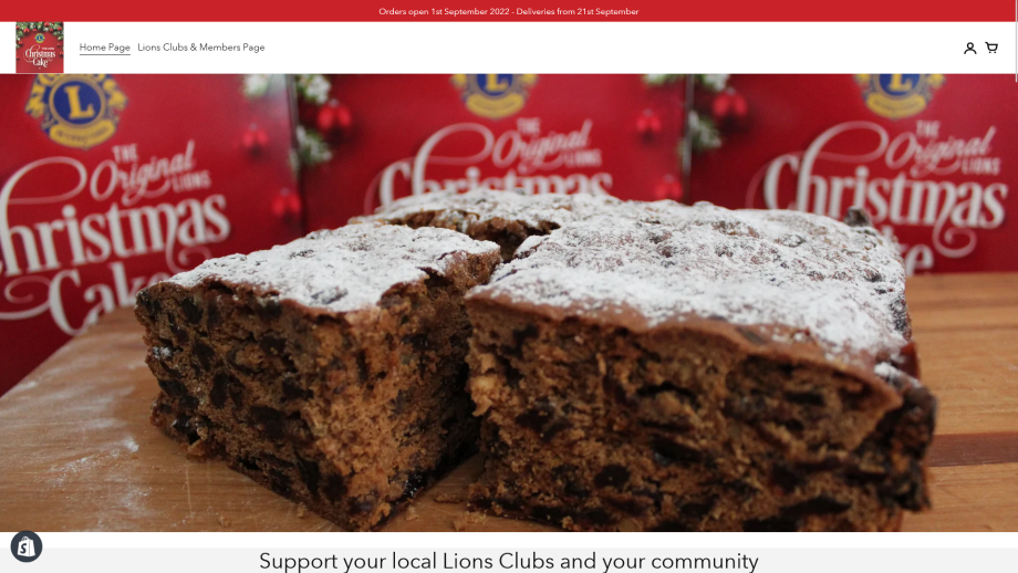 Lions Clubs Christmas Cakes